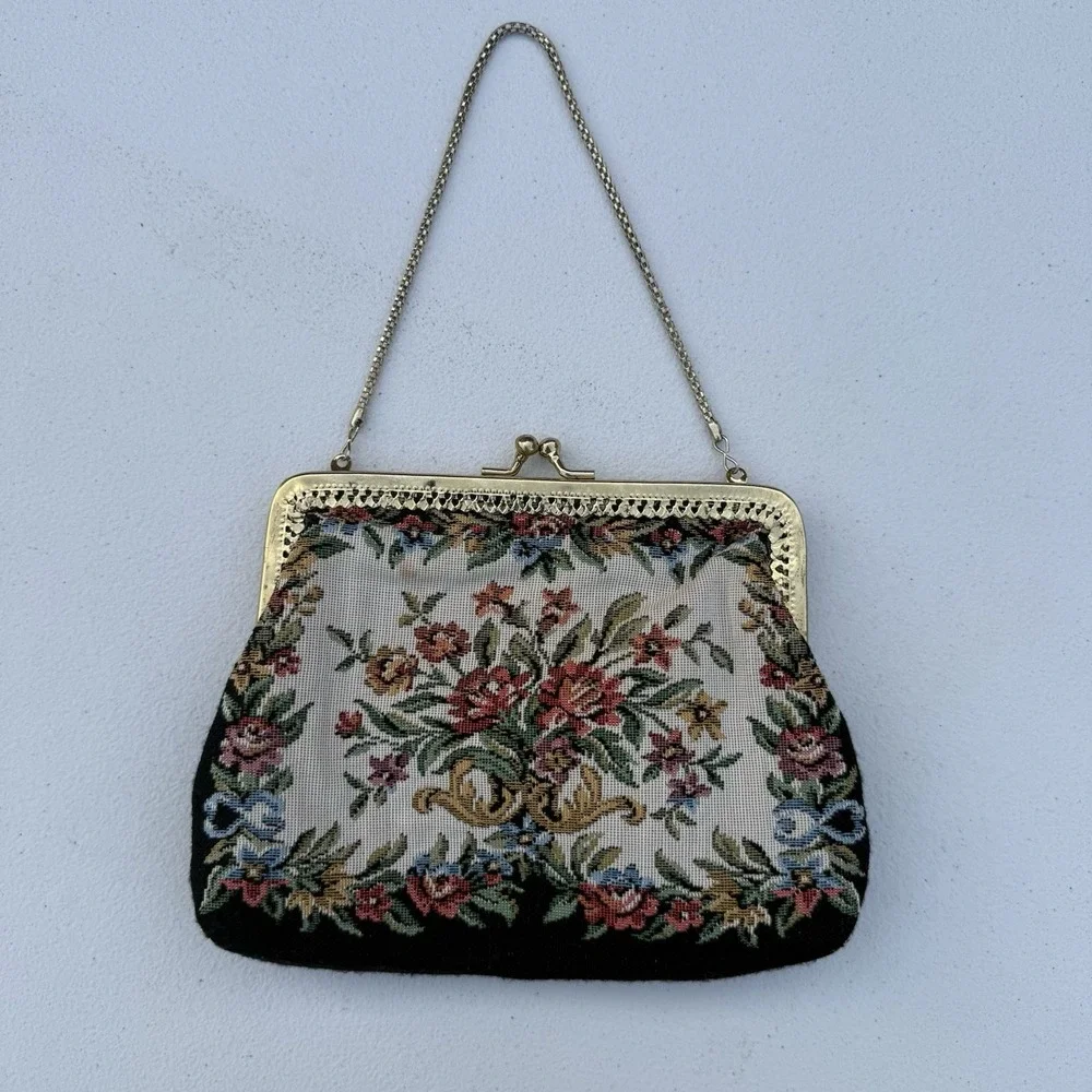 Princess Style - Vintage‎ Tapestry Evening Bag 20th Century